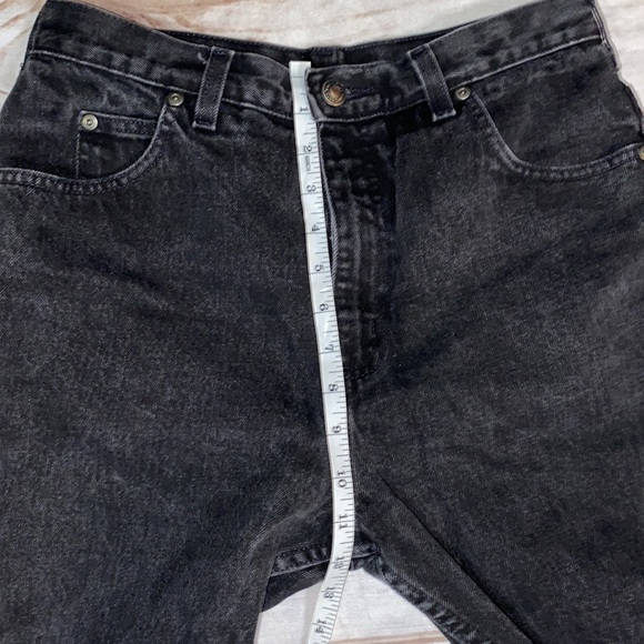 Lands End Vintage Black Mom Jeans 10 - Picture 4 of 8